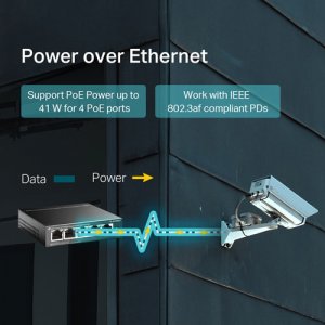 Alternative view of Bộ chia mạng Switch TP-LINK TL-SF1005LP PoE