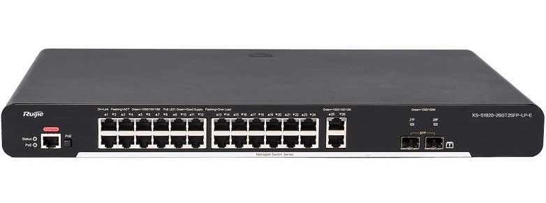 RUIJIE-XS-S1920-24T2GT2SFP-LP-E