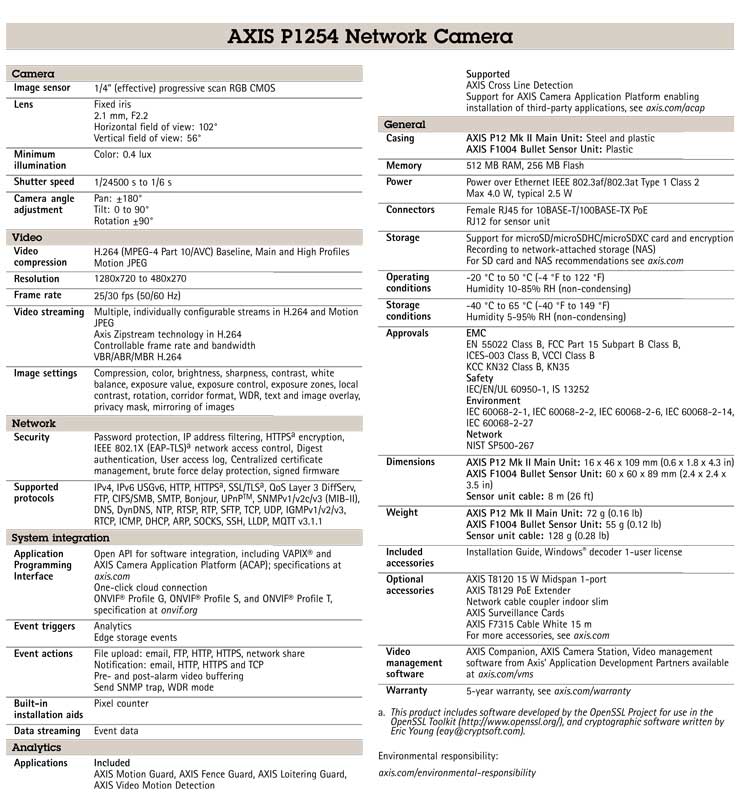 axis-p1254-network-camera