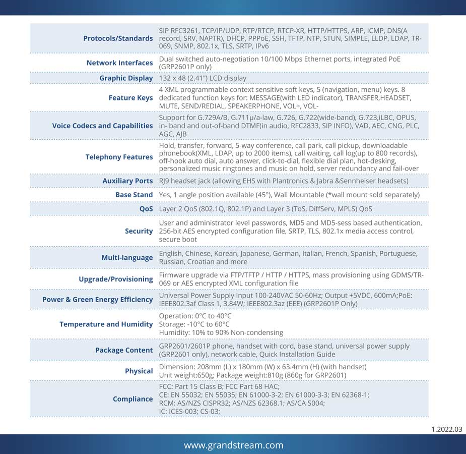 grandstream-grp2601p