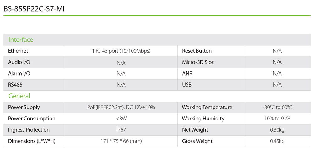 zkteco-bs-855p22c-s7