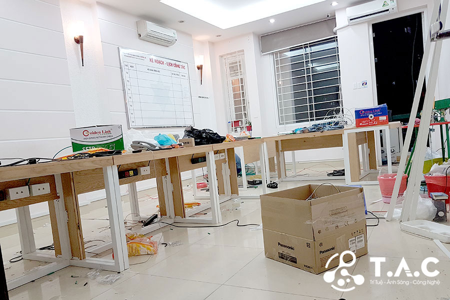 thi công mạng lan tại văn phòng