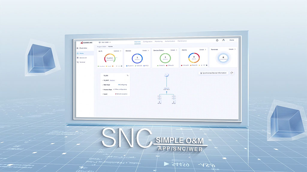Quản lý Huawei AP661 qua Cloud