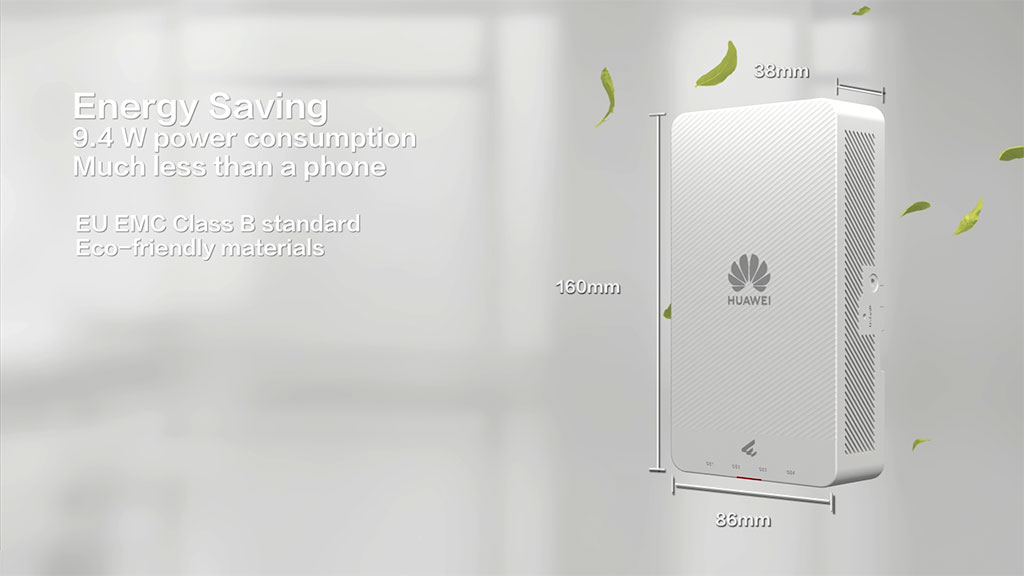 Mặt trước HUAWEI eKitEngine AP266 thiết kế hiện đại