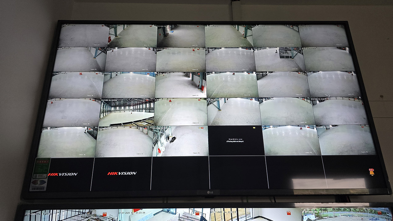 Giải pháp lắp đặt camera nhà xưởng quan sát giám sát an toàn 24/7