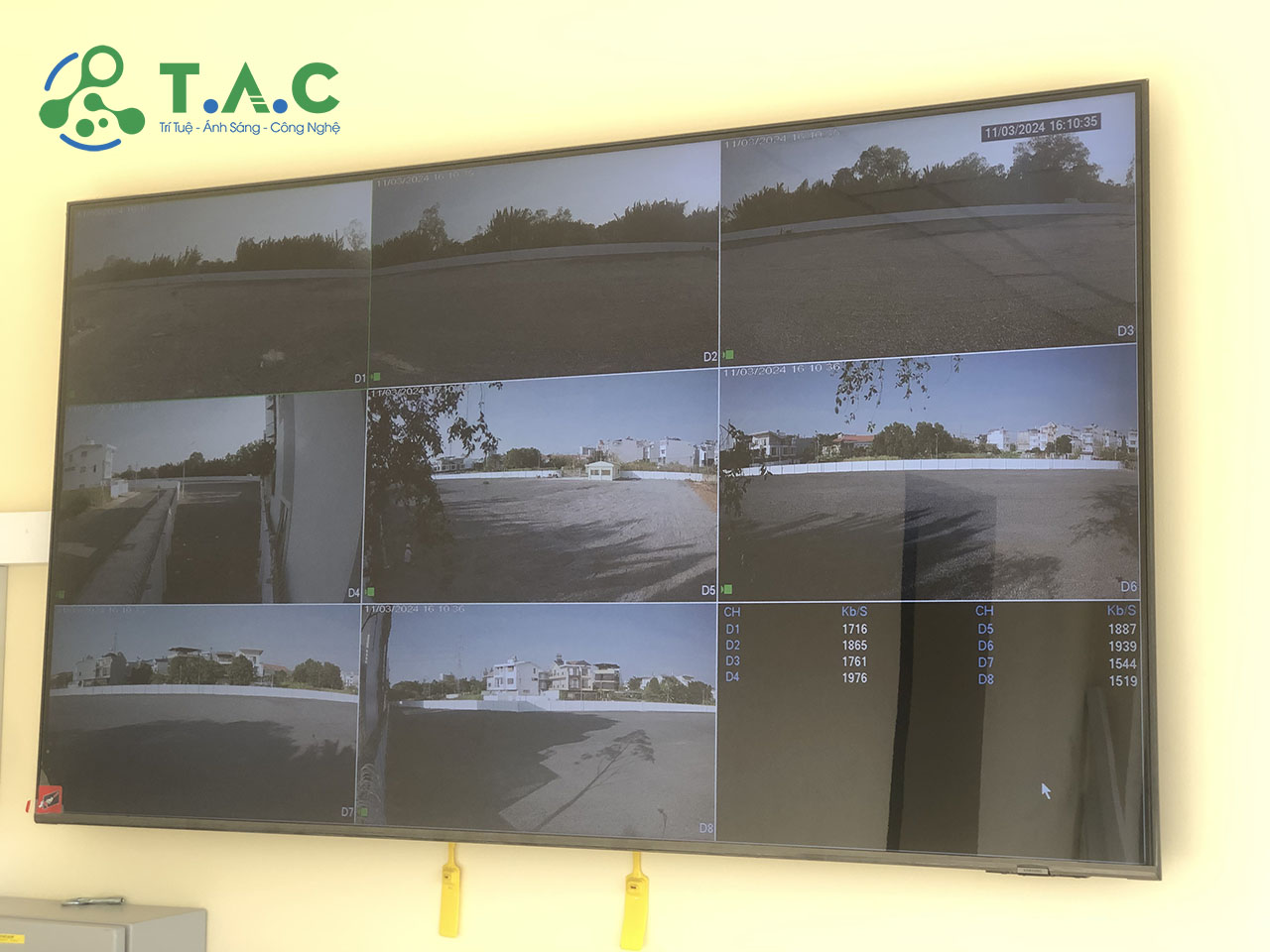 Lắp đặt camera công trình